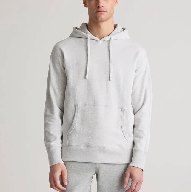 Quince Men's Organic French Terry Pullover Hoodie