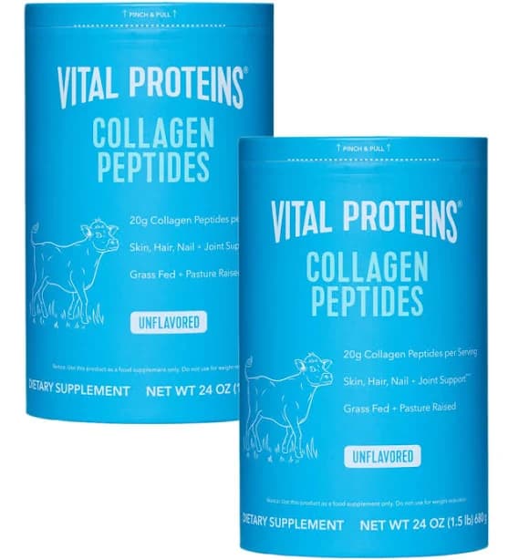 Vital Proteins Collagen Peptides Unflavored, 24 oz (Pack of 2)