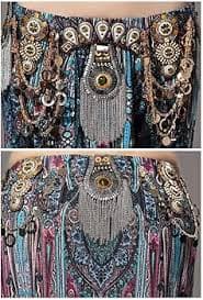 Amazon.com: Tribal Performance Costume Set Belly Dance Performance Clothes Belly Dance Practice Clothes Skirt Black : Clothing, Shoes & Jewelry