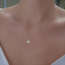 Gold Filled Crystal Evil Eye Necklace – elementsbykristina