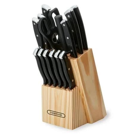 Farberware Triple Rivet Kitchen Knife Block Set