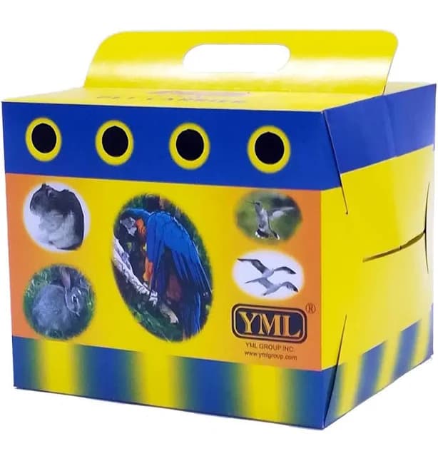 YML Cardboard Carrier for Small Animals or Birds (Large, Lot of 100)