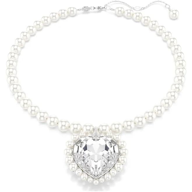Swarovski Ariana Grande x Swarovski Crystal Pearl Heart Necklace