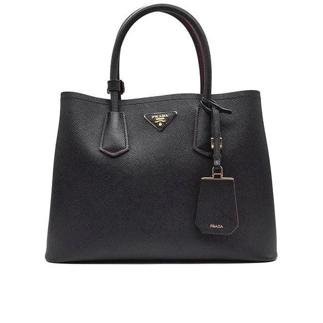 Prada Women's Saffiano Leather Double Bag
