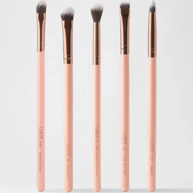 LUXIE Signature Rose Gold Brush Set