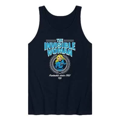 Fantastic Four Invisible Woman Collegiate Graphic Tank Top