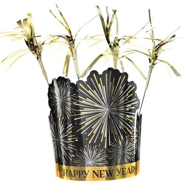 Party City Starlight Happy New Year Tinsel Burst Tiara