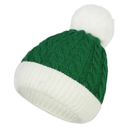 American Trends Baby Beanie Hat with Double Pom Pom