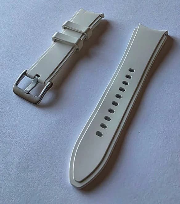 Original White Samsung Galaxy Watch 20mm Ridge Sport Band Small S/m