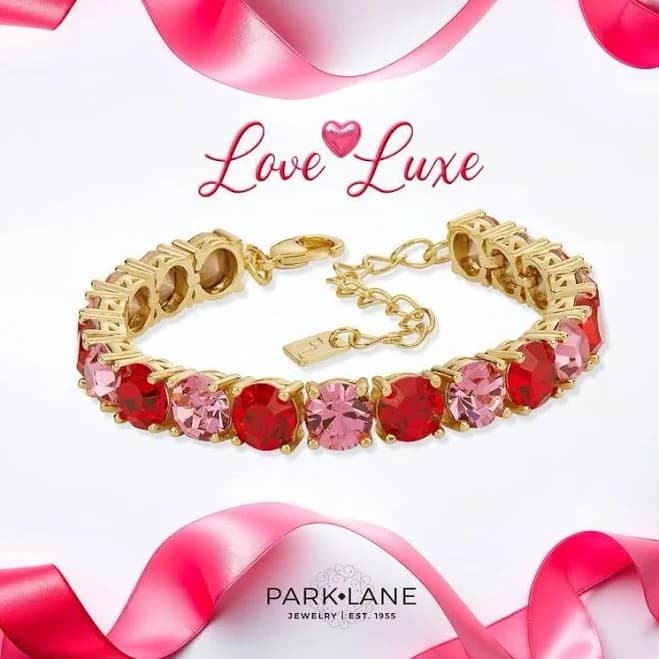 Park Lane NEW ARRIVAL Love Luxe Impression Bracelet - New Women | Color: Ruby/Pink | Size: s