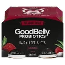 Goodbelly OatDrink, Straight Shot, Yumberry, 4 - 2.7 fl oz (80 ml) shots [10.8 fl oz (320 ml)]