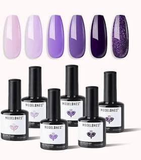 Modelones 6 Shades Gel Nail Polish Set