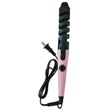 Tkrady Professional Portable Hair Salon Spiral Curl Ceramic Curling Iron Hair Curler Waver Maker Curling Wand