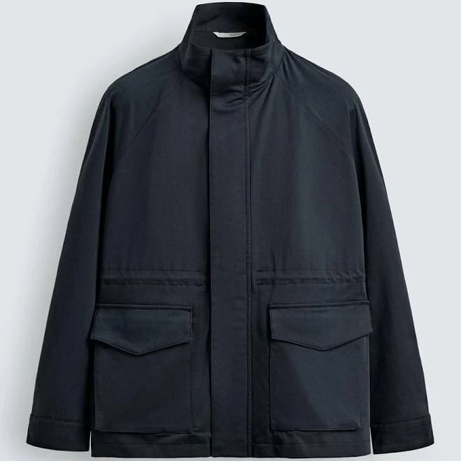 Zara Men's Relaxed Fit Parka