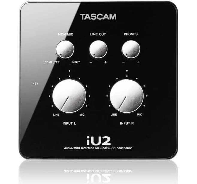 Tascam Iu2 Audio Midi Recording Interface For Ios