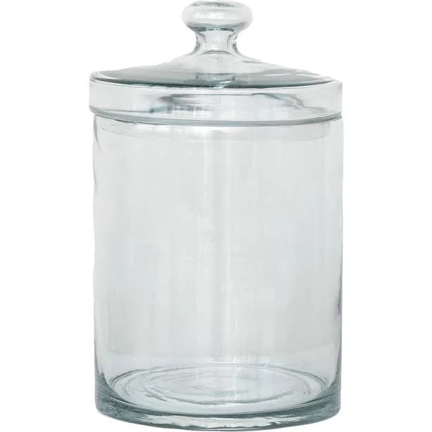 Creative Co-Op 7 Cup Glass Jar with Lid
