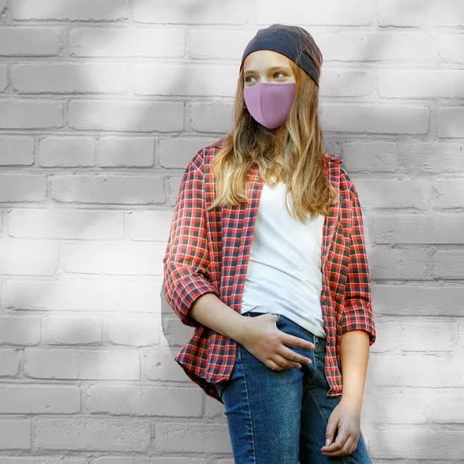 Kid's Reusable Washable 3 Ply Cloth Face Mask