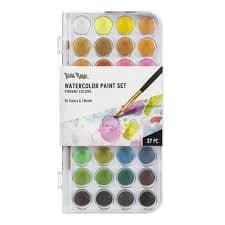 U.S. Art Supply 36 Color Watercolor Artist Paint Set