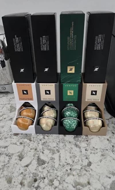 Nespresso Vertuo Pod Dispenser - Countertop Pod Organizer, Gravity-Feed Holder