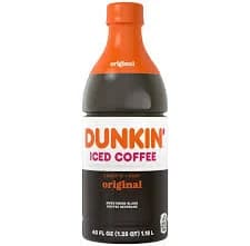 Dunkin' Iced Coffee, Original, 40 fl oz (1.25 qt) 1.18 l
