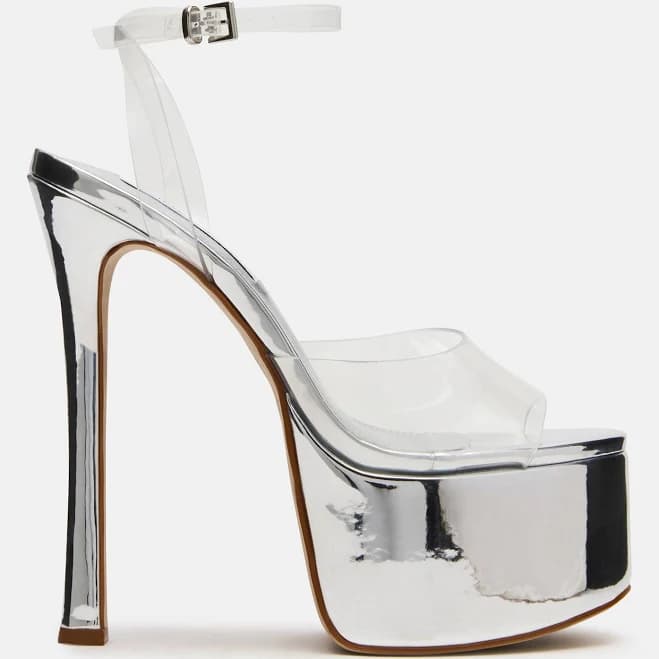 Steve Madden Women's Platform PVC Heels