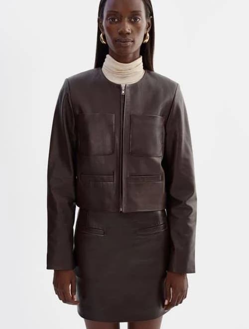 Lamarque Women's Linette Leather Jacket