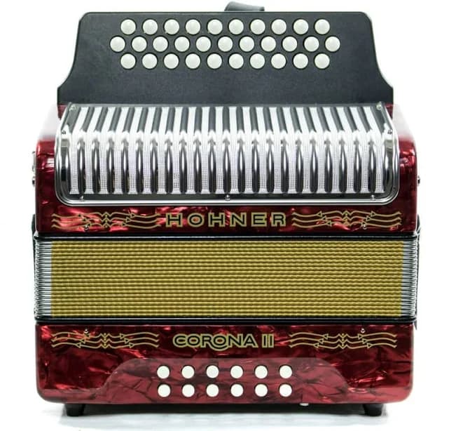 Hohner Corona II Accordion F/Bb/Eb Keys