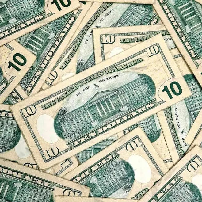 (CLOSE-UP/PRO Style) $10.00 Single Prop Bill (Back Side Only) - Realistic Fake Money
