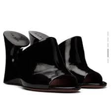 Alaia | Shoes | Aliaia Sculpture Black Heeled Mules | Poshmark