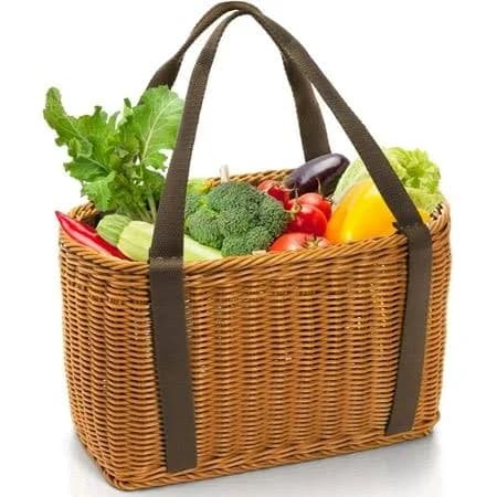 Wicker Shopping Basket