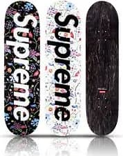 supreme floral skateboard