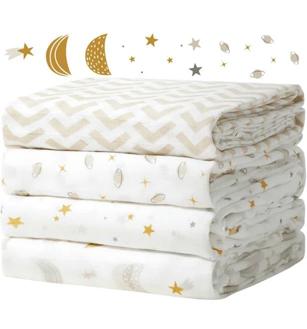 Momcozy Muslin Swaddle Blankets
