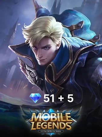 Mobile Legends: Bang Bang - 51 + 5 Diamonds