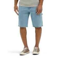 George Men's 100% Cotton Relaxed Fit 5 Pocket Denim Shorts, Stretch Elastic, Knitted Waist - Walmart.com