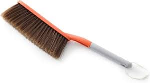 Amazon.com: 1 Pack 15" Hand Broom Brush,Soft Bristle Cleaning Brush,Counter Brush, Crumb Debris Sweeping Brush,Dusting Brush,Comfort for Car Bed Couch Desk Sofa Furniture Clothes,Small Particles Hair Remover : Health & Household