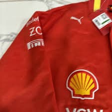 PUMA Ferrari Jacket Scuderia Team Men's Varsity Motorsport Red 2024 Large New | eBay