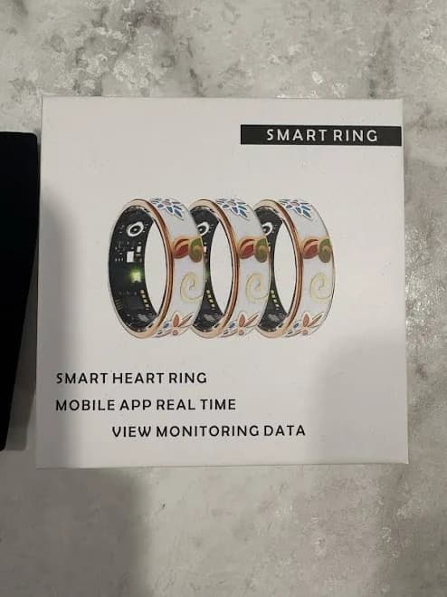 Oracle Smart Health Ring Floral Print Size 10