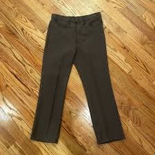 Levi's | Pants | Vintage Levis Dacron Polyester Slacks Mens Dress Pants Brown 34x3 Made In Usa | Poshmark