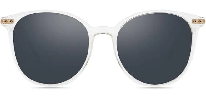 Oversized Round RX Sunglasses