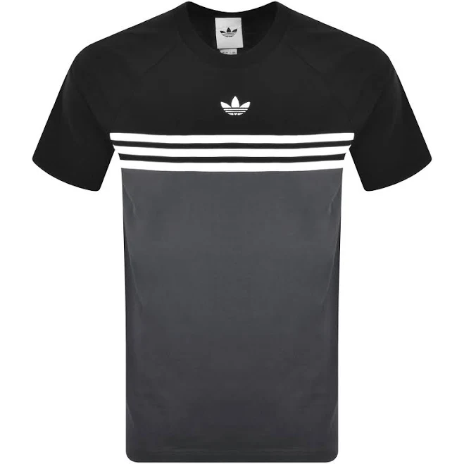 Mens adidas Originals Chest Stripes T-Shirt