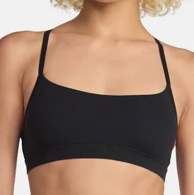 No Boundaries Women's Fit Stretch Scoop Racerback Bralette
