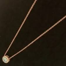 Le Vian | Jewelry | Le Vain Blue Zircon Rose Gold Necklace | Poshmark