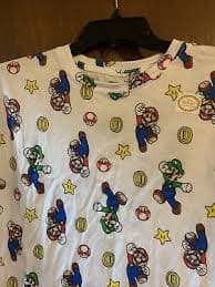 Nintendo Super Mario Boys Short Sleeve Graphic T-shirt XL Mario & Luigi for sale online | eBay