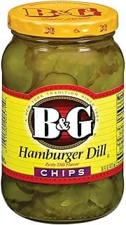 B&G Hamburger Dill Chips, 16 Ounce