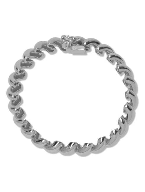Argento Vivo Women's Sterling Silver Mini San Marco Chain Bracelet