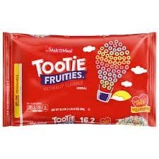 Malt-O-Meal Tootie Fruities Cereal, Fruity Breakfast Cereal, Bag