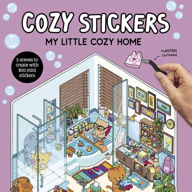 [25+ Copies] Cozy Stickers: My Little Cozy Home: 5 scenes to create with 800 mini stickers (Cozy Stickers) [9781761501821] in Bulk - Paperback