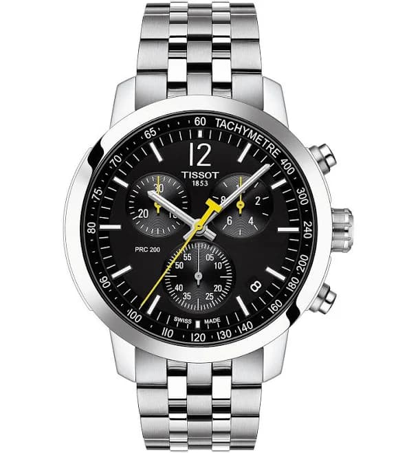 Tissot Men's PRC 200 Chronograph Bracelet Watch