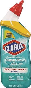 Clorox 30620 Clinging Bleach Gel, Clear/Green, Viscous Liquid, Floral/Herbal