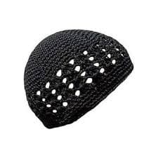 Knitted Head Beanie Hand Crocheted, Navy - Walmart.com